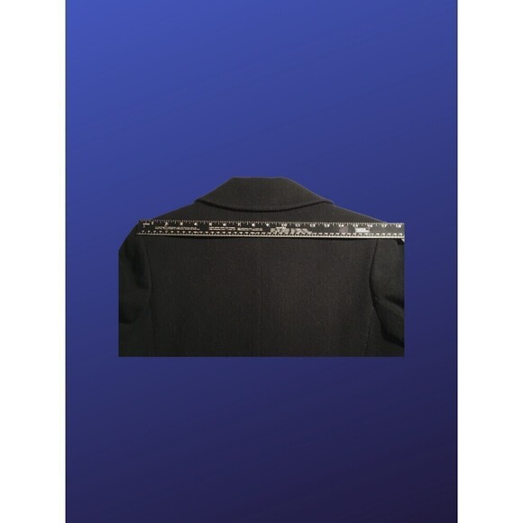 STEVE by SEARLE Wool/Cashmere XLongWinter Overcoat, BLACK, Size M, Pre-owned,EUC - Picture 8 of 9